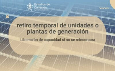 Retiro temporal de generadores y su impacto en la capacidad de transporte