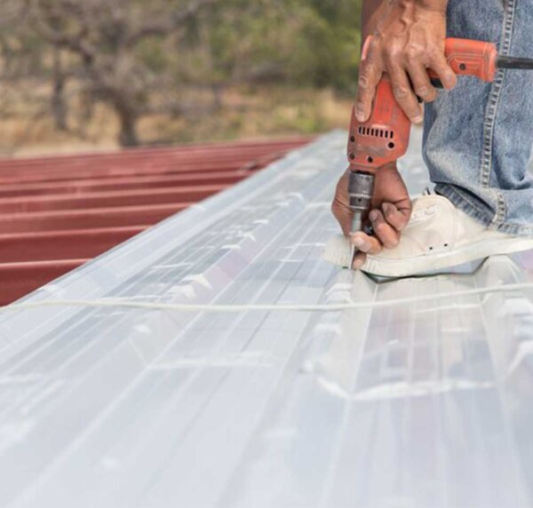 Suministro e instalación de Teja Trapezoidal por m2
