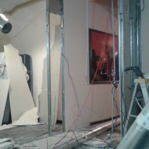 Demolición de muros de drywall por m²