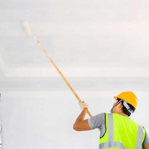Suministro y aplicación de pintura blanca tipo 1 en cielo raso a 3 manos por m2