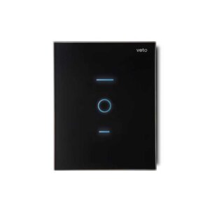 Dimmer Inteligente Plura Negro con Caja 2400 – Control Preciso de Iluminación