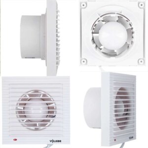 Suministro e instalación de extractor de ventilación 15.8x15.8x9.0 cm