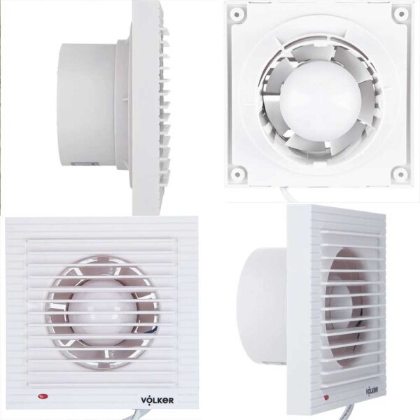 Suministro e instalación de extractor de ventilación 15.8x15.8x9.0 cm