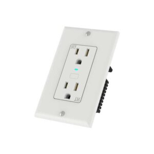 Toma Doble P/T Inteligente Vta Blanco con Caja 2400 (15A)