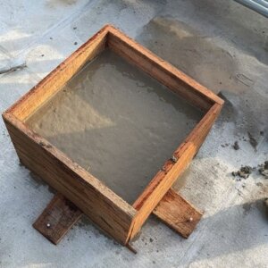 Cajón de madera para fundición