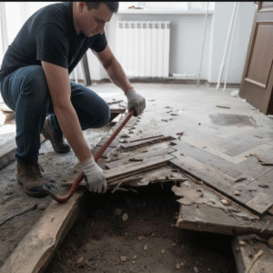 Demolición de piso en madera (por m²)